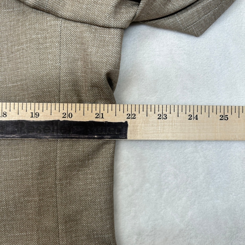 Calvin Klein Slim Fit Sport Coat Mens 44L 44 Tan Infinite Stretch $295 - Picture 11 of 13